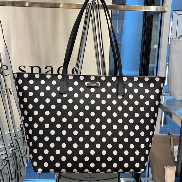 KATE SPADE SHORE STREET PICTURE DOT MARGARETA ZIP TOTE BLUE MULTI K6844 NWT $299 - Picture 16 of 16